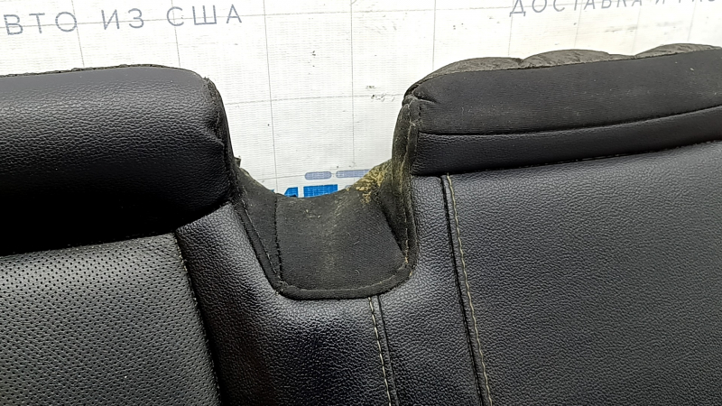 Подушка заднього ряду сидінь Ford Fusion mk5 17-20 шкіра чорна, перфорація, Titanium, під хімчистку