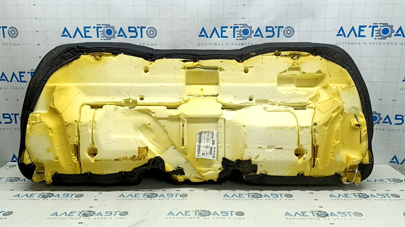 Подушка заднього ряду сидінь Ford Fusion mk5 17-20 шкіра чорна, перфорація, Titanium, під хімчистку