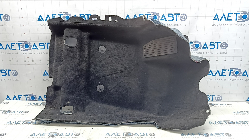 Покриття підлоги переднє ліве Ford Fusion mk5 19-20 hybrid, plug-in, чорне, під чищення