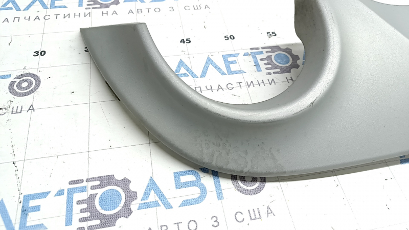Губа заднего бампера Ford Escape MK4 20-22 серая без фаркопа под 2 трубы, царапины, потерт