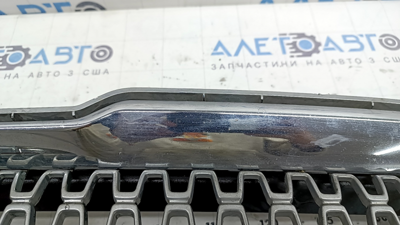 Грати радіатора grill Lincoln MKZ 17-20 хром, з емблемою, відколи
