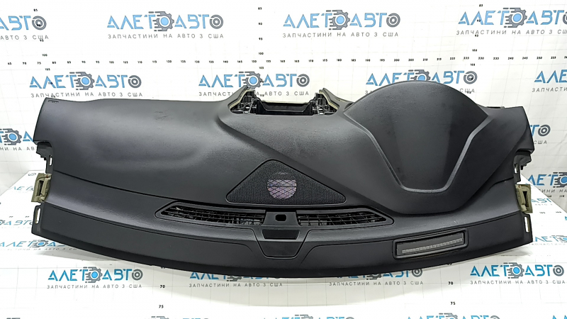 Торпедо передня панель з AIRBAG Ford Fusion mk5 17-20 чорна під start-stop, динамік з проекцією, здулося покриття