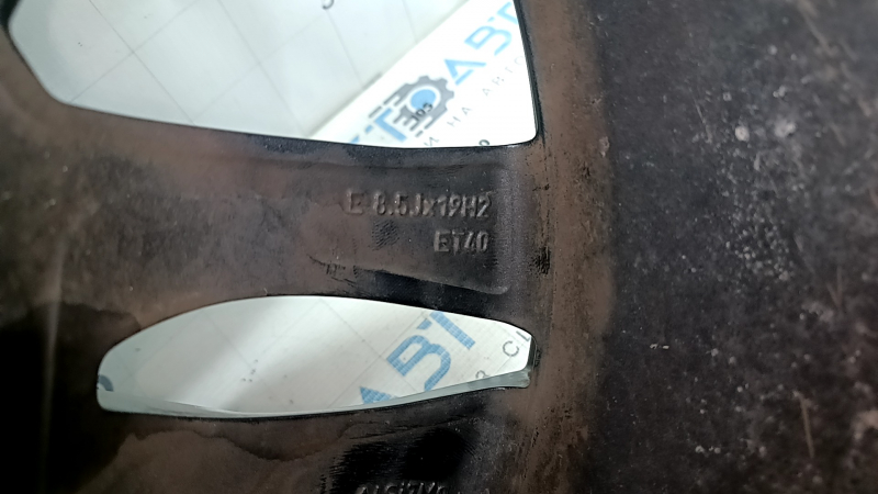 Колісний диск R19 8,5J ET:40 Audi A6 C8 19-23 стиль 42R, бордюрка