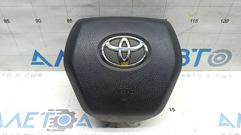 Подушка безпеки airbag в кермо водійська Toyota Venza 21-24 чорна, подряпини
