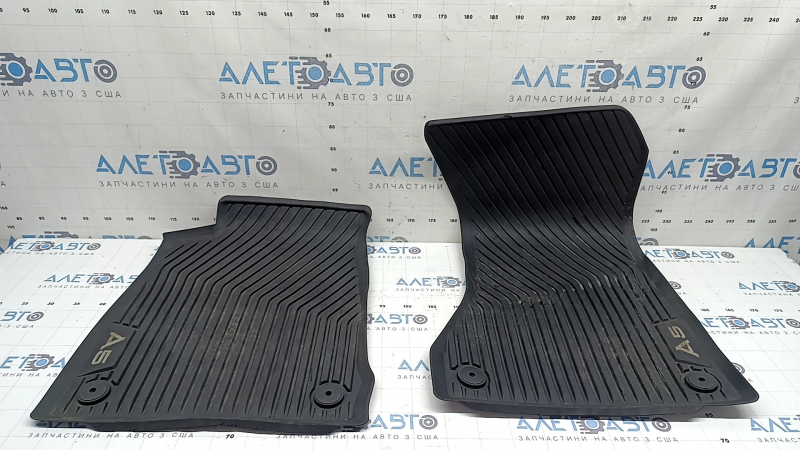 Комплект килимків салону гума 4шт Audi A5 F5 18-25 5D чорна