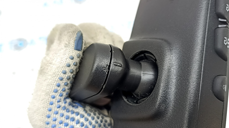 Зеркало внутрисалонное Subaru Forester 25-26 черное, автозатемнение, Homelink, царапины