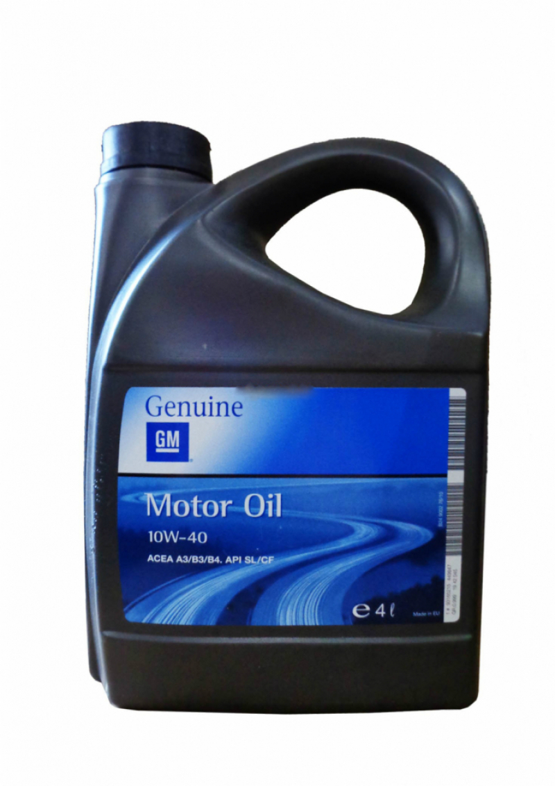 Масло моторное GM 10w-40 SL, 4л, полусинтетик