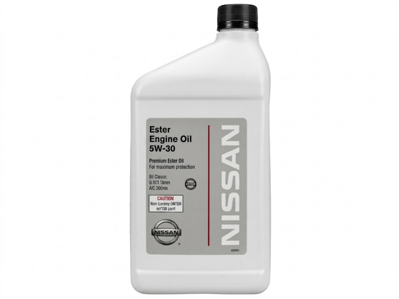 Масло моторное Nissan 5w-30 SN, 0,946л, синтетик