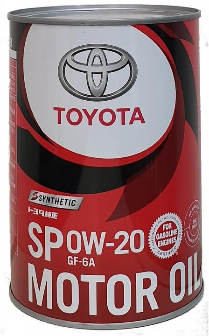 Масло моторное Toyota 0w-20 SP, 1л, синтетик
