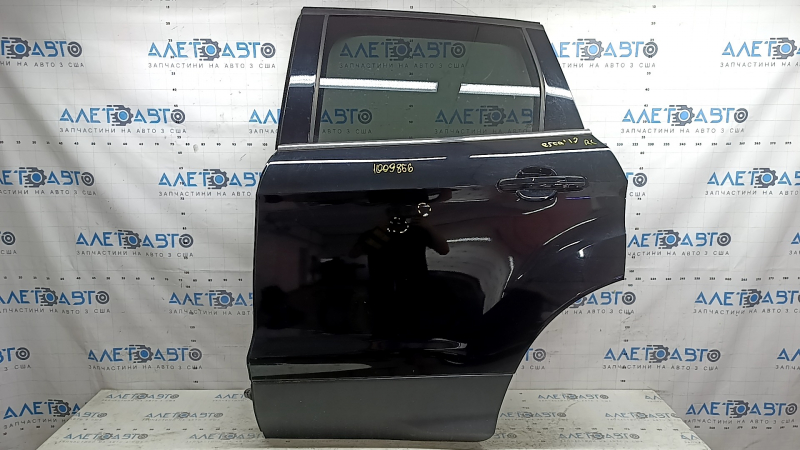 Дверь в сборе задняя левая Ford Escape MK3 13-19 тонировка, черный G1, тычки