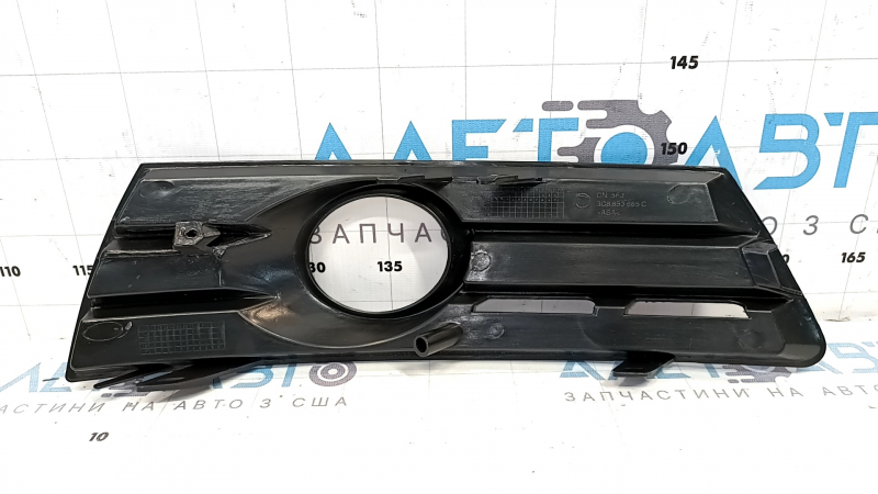 Решітка переднього бампера ліва VW CC 09-12 під птф