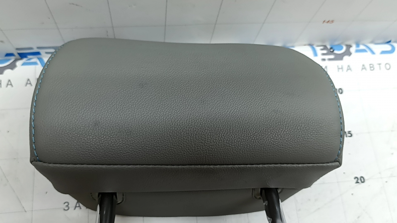 Подголовник 2 ряда левый Kia Niro 17-19 HEV, PHEV кожа, серый, синяя сточка, под чистку