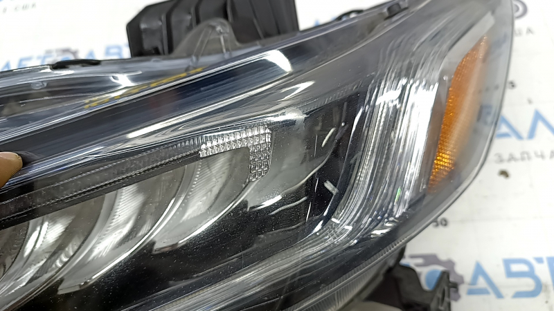 Фара передняя левая Honda Accord 18-22 hybrid, под полировку, потерта