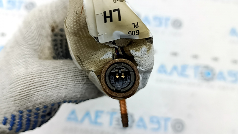 Подушка безпеки airbag заднього лівого сидіння BMW X5 G05 19-23 без обшивки, іржавий піропатрон