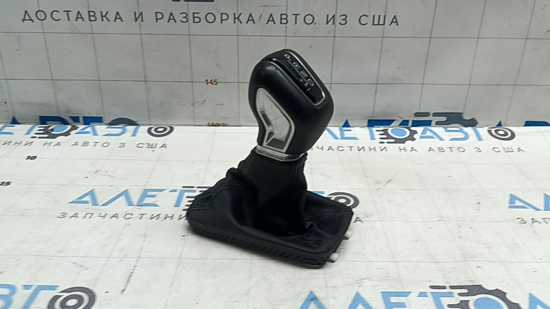 Ручка КПП Volvo XC60 20-21 T5, T6 чорна шкіра, з чохлом, потертості