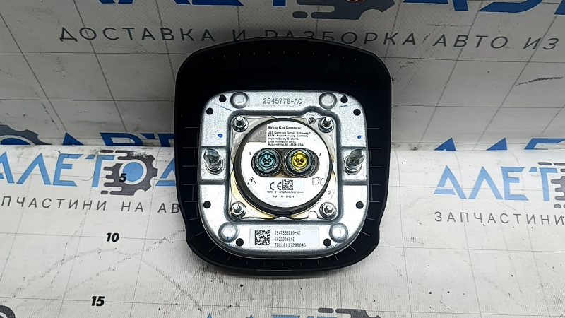 Подушка безпеки airbag в кермо водійська Jeep Compass 22-26 чорна, корозія на емблемі