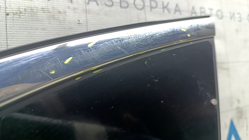 Форточка глухое стекло задняя правая Kia Niro 17-22 хром,тонировка,царапины на хроме