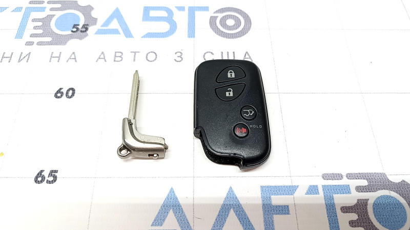 Ключ smart key Lexus RX450h 10-15 4 кнопки, царапины, тычки