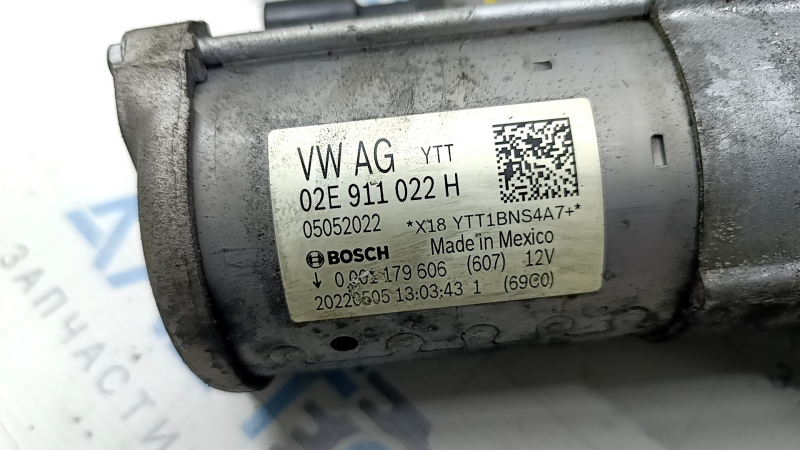 Стартер VW Taos 22-24 1.5T BOSCH