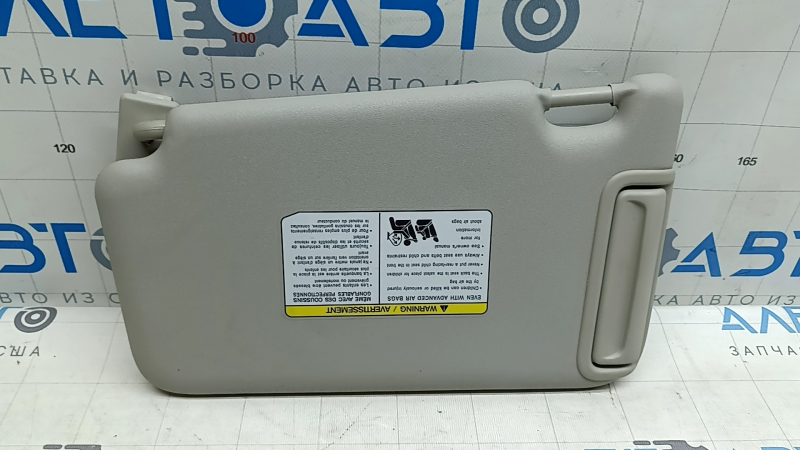 Козирок правий Nissan Kicks 18-24 сірий, SR, без гачка, з підсвічуванням, під чистку, тичка