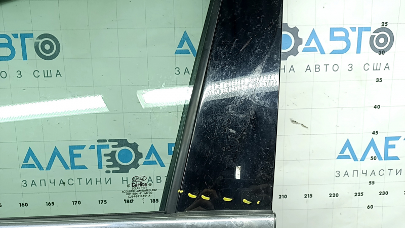 Двері в зборі передня ліва Ford Escape MK3 13-19 keyless, накладка з кодом, срібло UX, в клеї, тичка, корозія по кромці