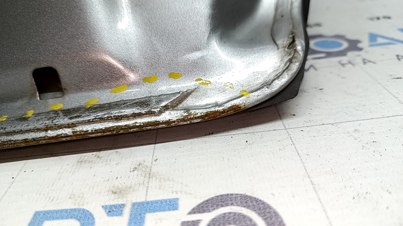 Двері в зборі передня ліва Ford Escape MK3 13-19 keyless, накладка з кодом, срібло UX, в клеї, тичка, корозія по кромці