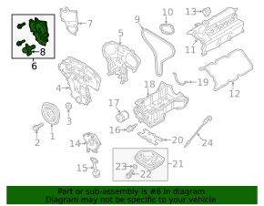 Крышка ГБЦ передняя Infiniti JX35 QX60 13-14