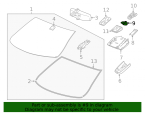 Датчик дождя Chevrolet Malibu 16-23