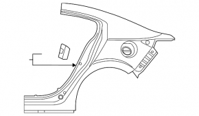 Крыло заднее правое Mazda 3 19-26 4d
