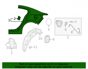 Крыло заднее правое Mazda 3 19-26 4d