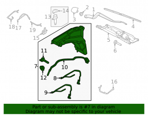 Бачок омывателя Land Rover Range Rover 22-26