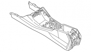 Консоль центральна BMW X3 G01 22-24 чорна