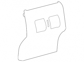 Накладка центральной консоли задняя Toyota Camry v70 18-24 серая