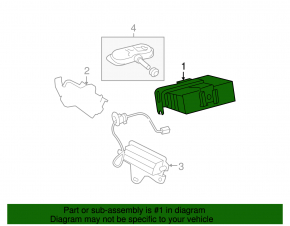 Receiver assy, tire pressure monitor Lexus IS250 IS350 06-13 царапины в местах крепления