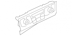 Управление климат-контролем Audi A4 B8 13-16 рест dual zone с подогревом