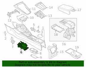 Крепление шифтера КПП Audi A3 22-26
