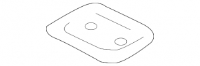 Гак багажника Ford C-max MK2 13-18 чорний