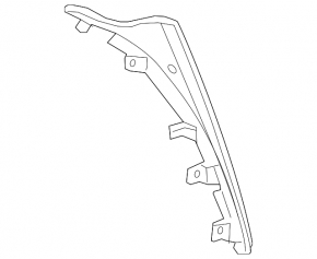 Накладка фонаря левая Buick Encore 17-22