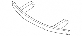 Підсилювач переднього бампера BMW 6 F06 F12 12-18 M6