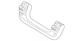 Ручка потолка задняя правая Audi Q3 8U 15-18 серая
