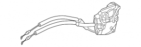 Замок двери передней левой Mazda 3 19-26