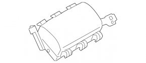 Подушка безопасности airbag пассажирская в торпеде Mazda CX-5 13-15
