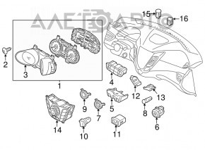 Кнопка start-stop Hyundai Veloster 12-17