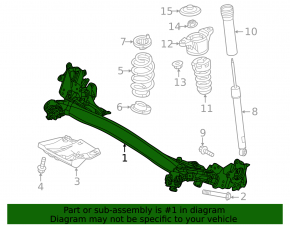 Балка задняя Mazda CX-50 23-26 под R18 и R20