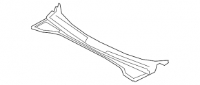 Решетка дворников пластик Audi Q3 83A 19-25