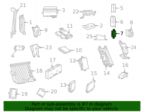 Computer lighting module Mercedes W167 GLE 350 450 20-23