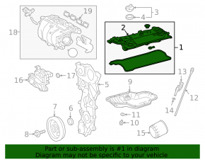 Крышка клапанная Toyota Rav4 19-22 2.5 A25A-FXS hybrid