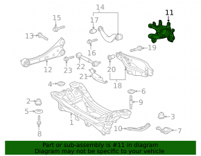 Цапфа задняя правая Lexus Hs250h 10-12 с кожухом