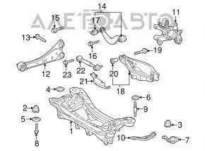 Цапфа задняя правая Lexus Hs250h 10-12 с кожухом