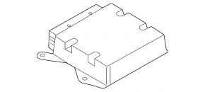 Модуль srs airbag компьютер подушек безопасности Audi A3 8V 15-20 4d, 5d